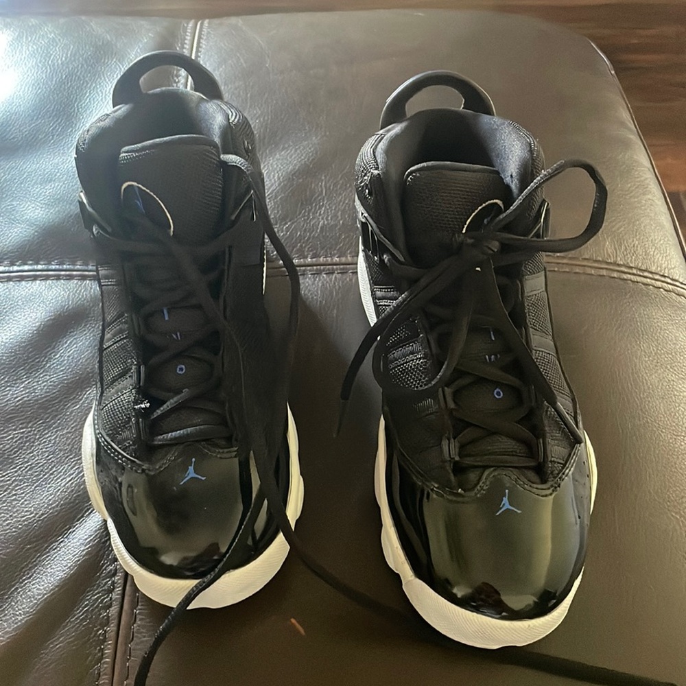 Black Jordan 6 rings boys.